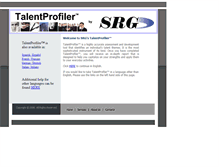 Tablet Screenshot of profiler.salesresearchgroup.com